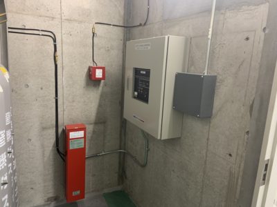 ハロン消火設備制御盤更新（東京都文京区）