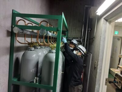 ハロン消火設備リニューアル工事　　　　　（東京都新宿区）